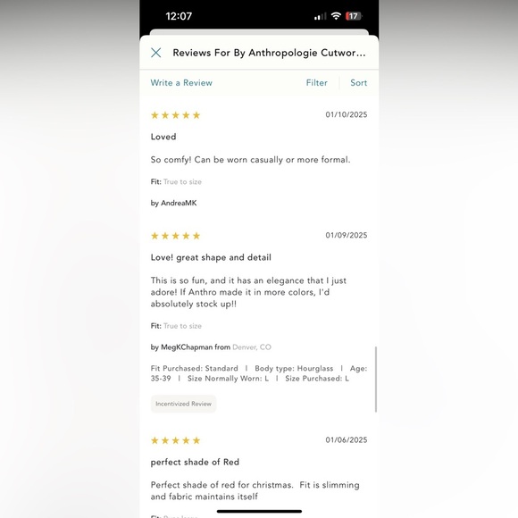 NWT new medium Anthropologie cutwork swing top red pink wine long sleeve lace - Picture 17 of 17